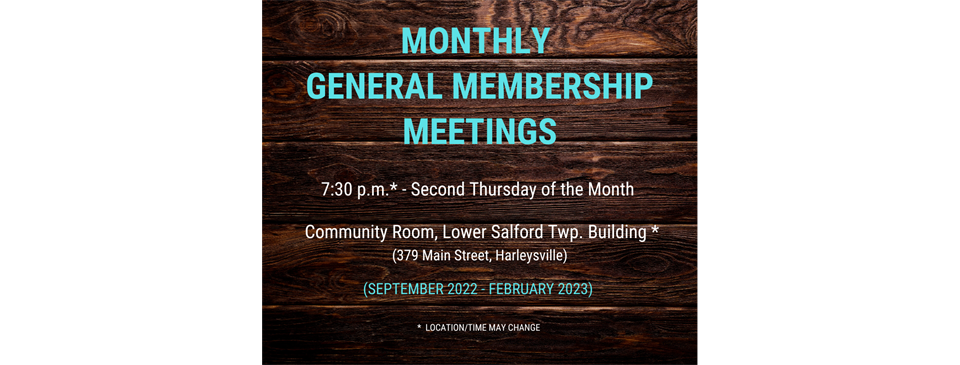 General Membership Meetings