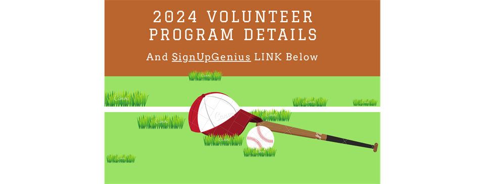 Volunteer Program SignUpGenius Below