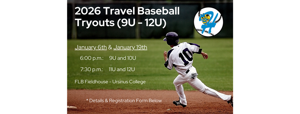 2026 Travel Baseball Tryouts